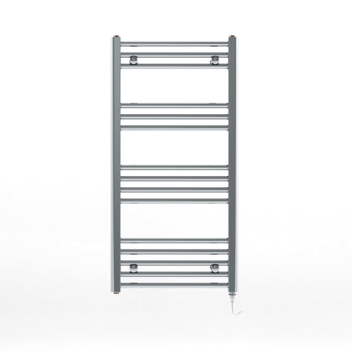 ATC TRC1000-500-ELE300-15 Pacific Heated Towel Radiator, Chrome 300W 0.3kW, 1000 x 500, Fixed Element, 15 Rail - westbasedirect.com