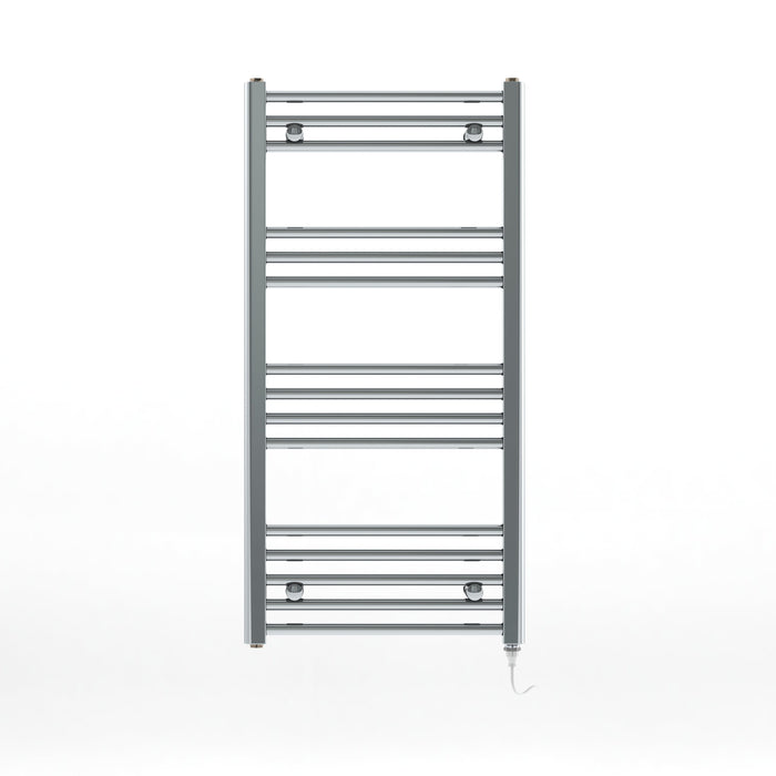 ATC TRC1000-500-ELE300-15 Pacific Heated Towel Radiator, Chrome 300W 0.3kW, 1000 x 500, Fixed Element, 15 Rail - westbasedirect.com