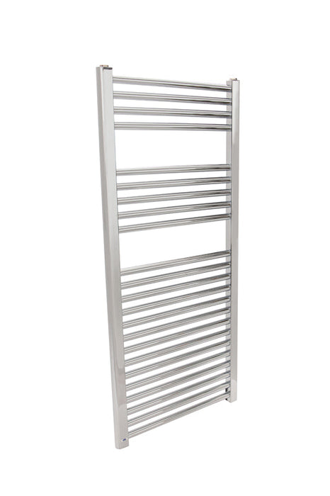 ATC TRC1100-500-ELE300 Pacific Heated Towel Radiator Chrome 450W 0.45kW, 1100 x 500, Fixed Element - westbasedirect.com