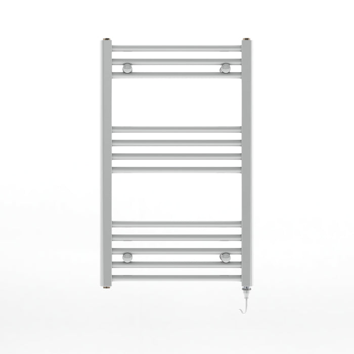 ATC TRW800-500-ELE300-12 Pacific Heated Towel Radiator, White 300W 0.3kW, 800 x 500, Fixed Element, 12 Rail - westbasedirect.com