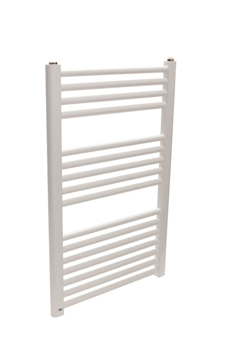 ATC TRW800-500-ELE300 Pacific Heated Towel Radiator, White 300W 0.3kW, 800 x 500, Fixed Element - westbasedirect.com