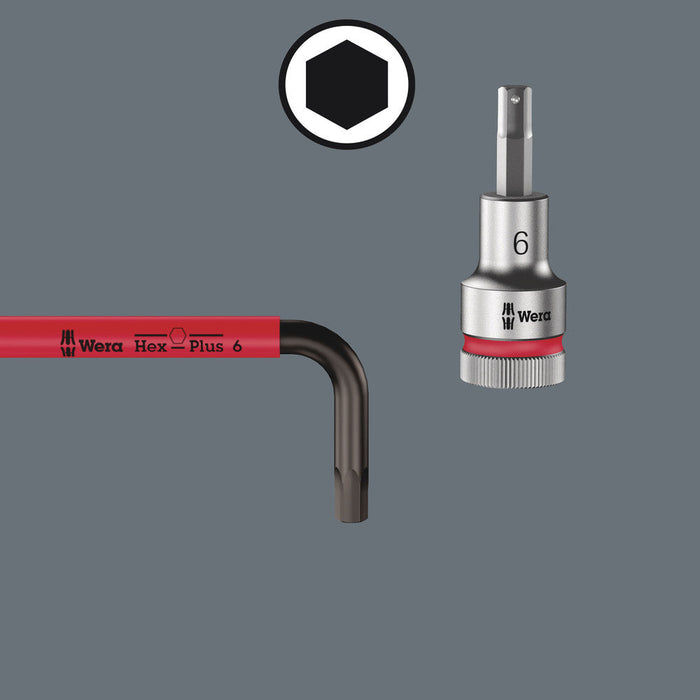 Wera 05133165001 950/9 Hex-Plus Multicolour 3, L-key set, metric, BlackLaser - westbasedirect.com