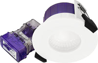 Luceco UTF6WD2W FType Ultra 4W/6W 690lm Power Change & CCT Change 3000K/4000K Dim2Warm Dimmable IP65 White - Flat