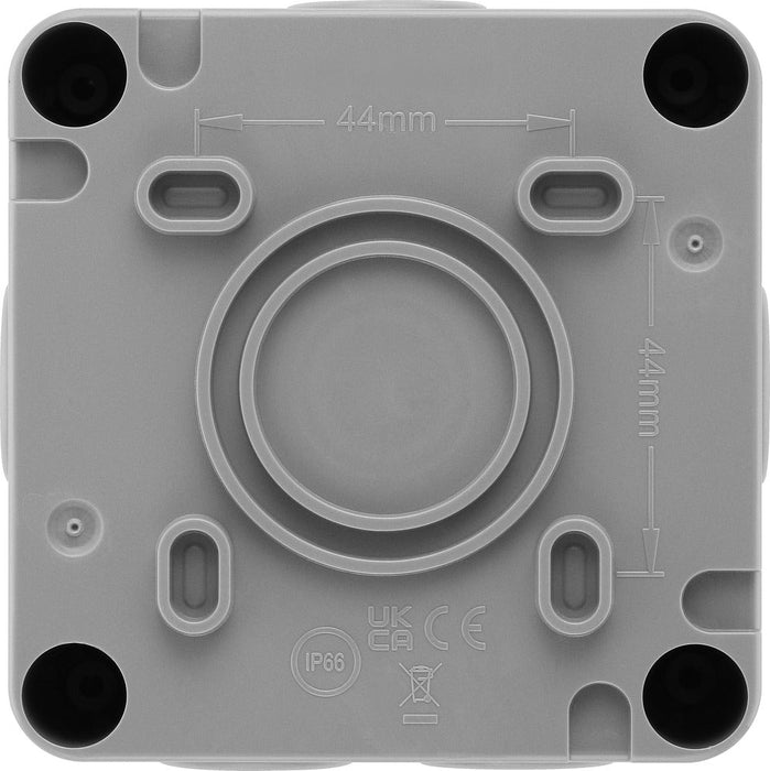 BG WP14 Weatherproof Nexus Storm 20AX 1G 2-Way Retractive Switch(PRESS) - westbasedirect.com