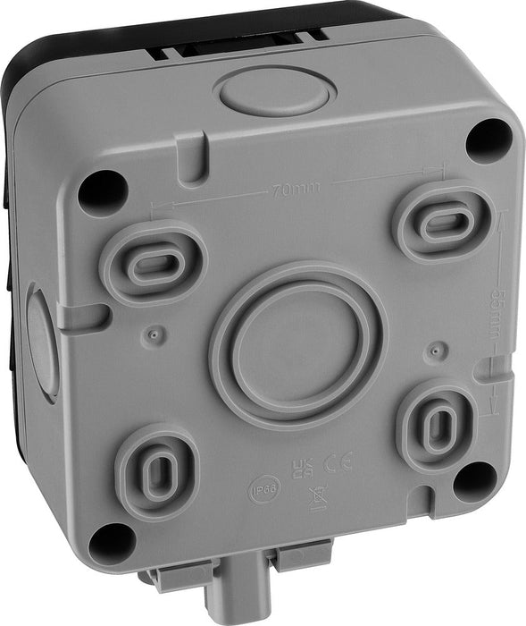 BG WP1GEC Weatherproof Nexus Storm Single Empty Enclosure - westbasedirect.com