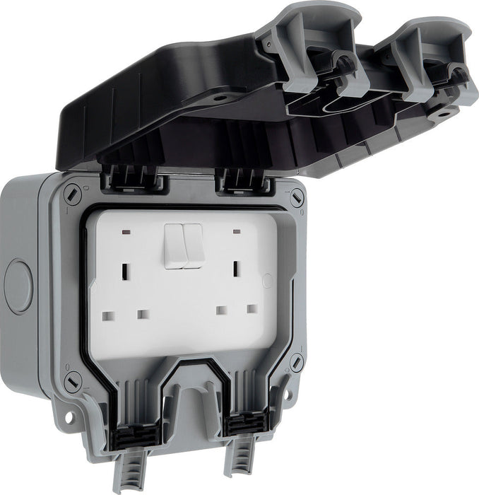 BG WP22 Weatherproof Nexus Storm 13A 2G Switched Socket - westbasedirect.com