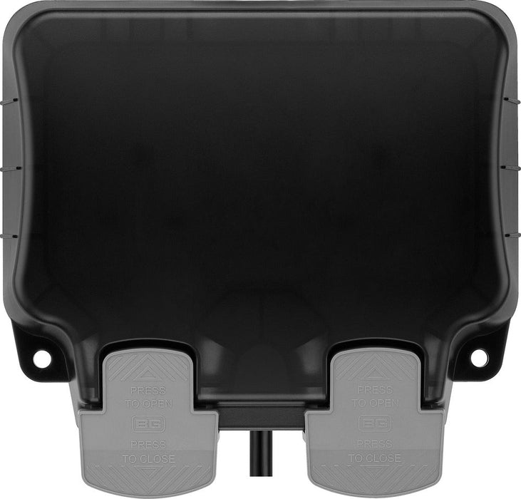 BG WP22KIT/3 Weatherproof Nexus Storm 13A 2G Switched Socket +3m Flex & RCD Plug - westbasedirect.com