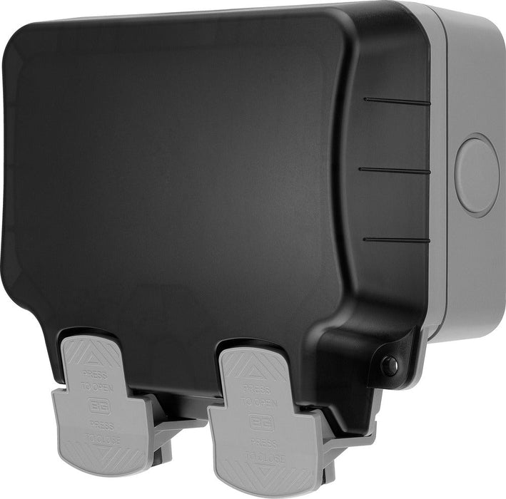 BG WP22KIT/3 Weatherproof Nexus Storm 13A 2G Switched Socket +3m Flex & RCD Plug - westbasedirect.com