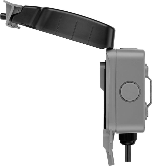 BG WP22KIT/3 Weatherproof Nexus Storm 13A 2G Switched Socket +3m Flex & RCD Plug - westbasedirect.com