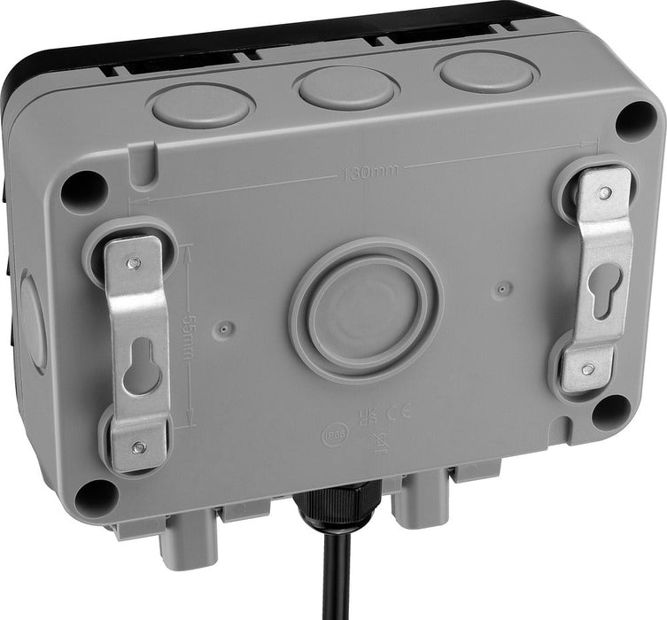 BG WP22KIT/3 Weatherproof Nexus Storm 13A 2G Switched Socket +3m Flex & RCD Plug - westbasedirect.com