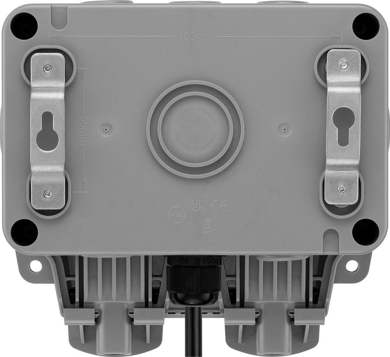 BG WP22KIT/3 Weatherproof Nexus Storm 13A 2G Switched Socket +3m Flex & RCD Plug - westbasedirect.com