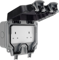 BG WP24-02 Weatherproof Nexus Storm 13A 2G Unswitched Socket