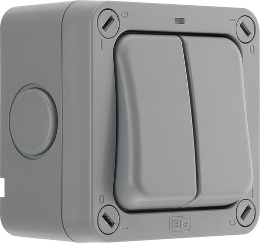 BG WP42 Weatherproof Nexus Storm 20AX 2G 2-Way Switch - westbasedirect.com