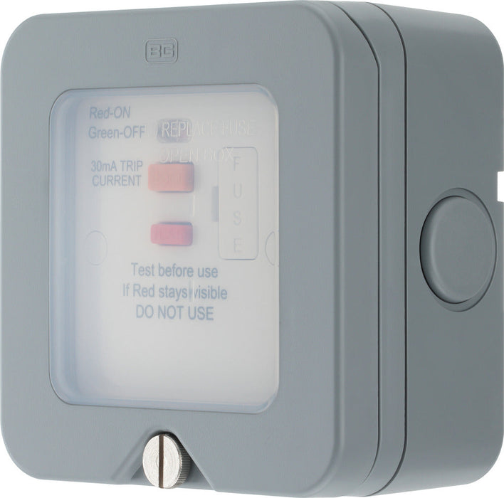 BG WP55ARCD-02 Weatherproof Nexus Storm 13A Type A RCD Protection (Latching) - westbasedirect.com