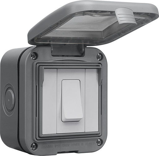 BG WPB12 Weatherproof IP55 10AX 1G 2-Way Switch - westbasedirect.com