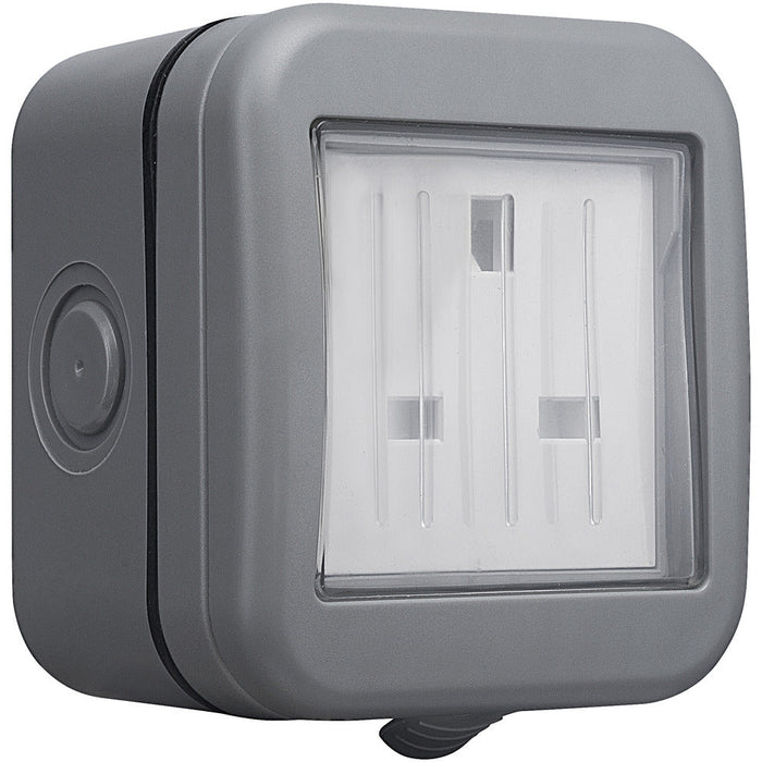 BG WPB23 Weatherproof IP55 13A 1G Unswitched Socket - westbasedirect.com