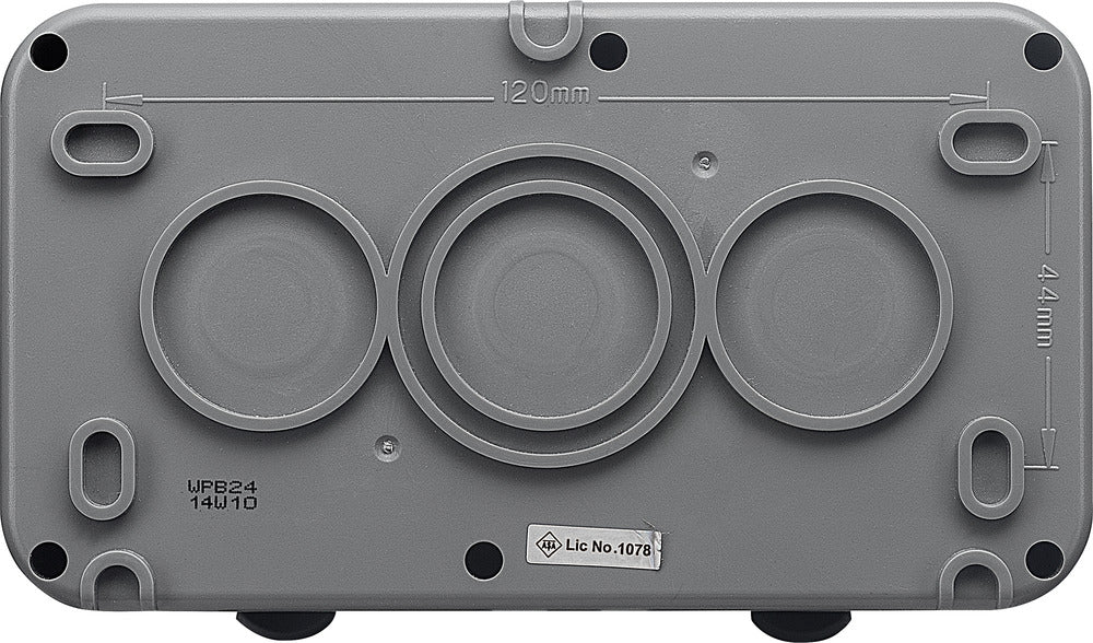 BG WPB24 Weatherproof IP55 13A 2G Unswitched Socket - westbasedirect.com
