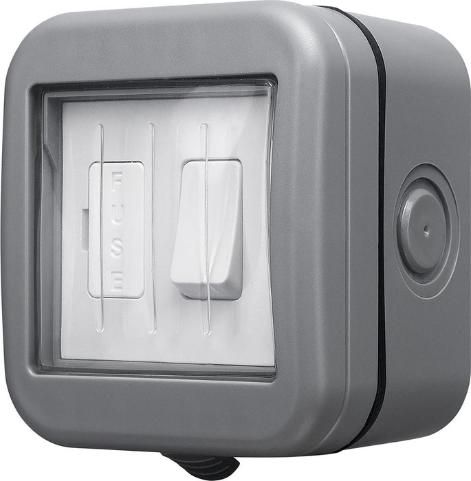 BG WPB50 Weatherproof IP55 13A Switched Fused Spur Unit - westbasedirect.com