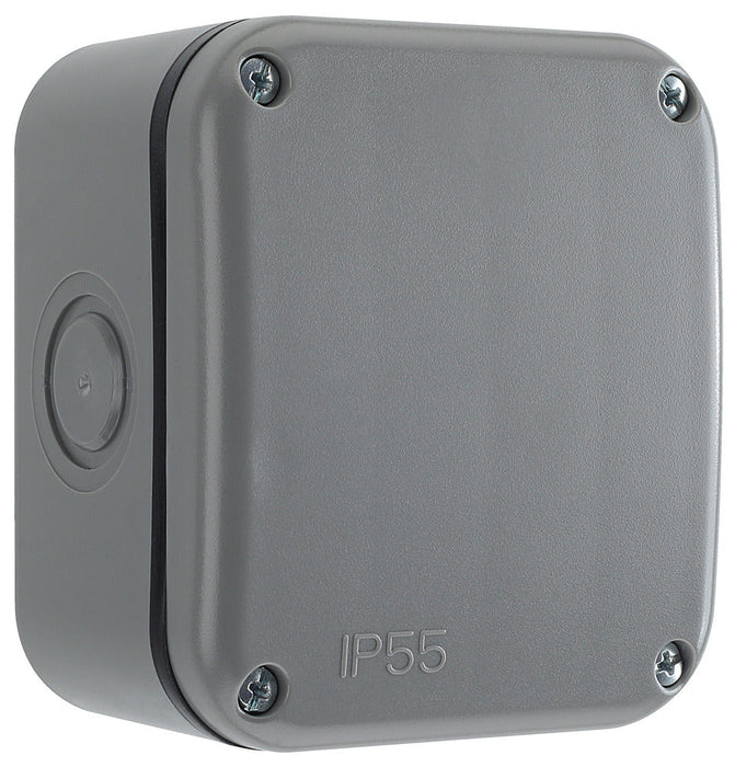 BG WPBJBS Weatherproof IP55 Square Junction Box - westbasedirect.com