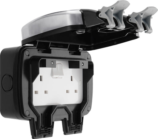 BG WPL22 Weatherproof Decorative 13A 2G DP Switched Socket - westbasedirect.com