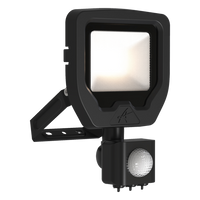 Ansell ACAE10/1/WW/B/PIR Calinor EVO LED Floodlight PIR Warm White 3000K 10W Black