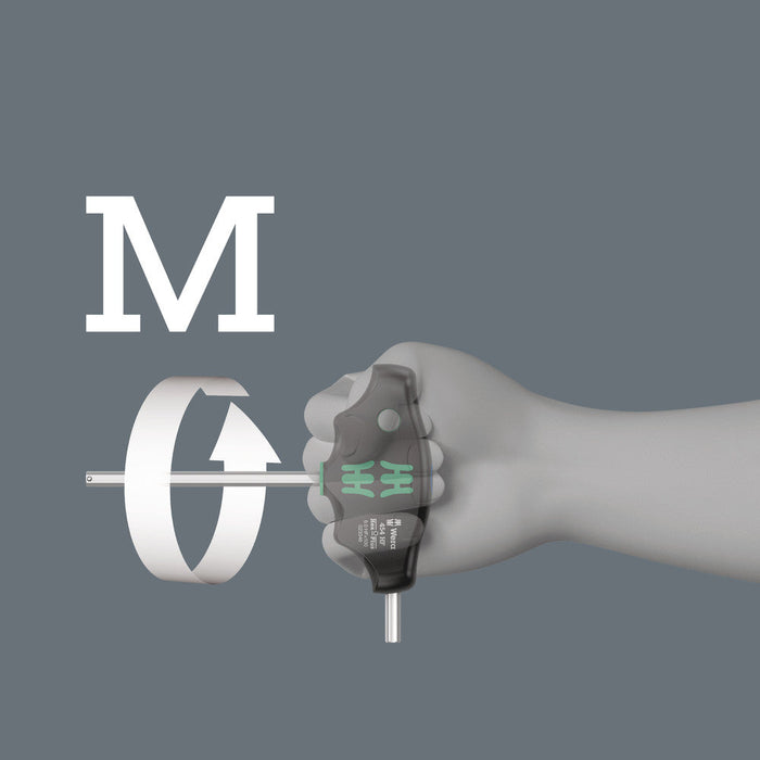 Wera 05136070001 454/5 HF SHK Set 1, Screwdriver set T-handle with holding function - westbasedirect.com
