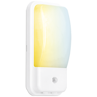 Aurora UtiliteXCS AU-BH10PIRCSW 230V 10W LED IP65 PIR Rectangular Bulkhead White 3000K/4000K/6500K