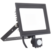 Ansell AEDELED50/WW/PIR Eden LED Floodlight PIR Warm White 3000K 50W Black