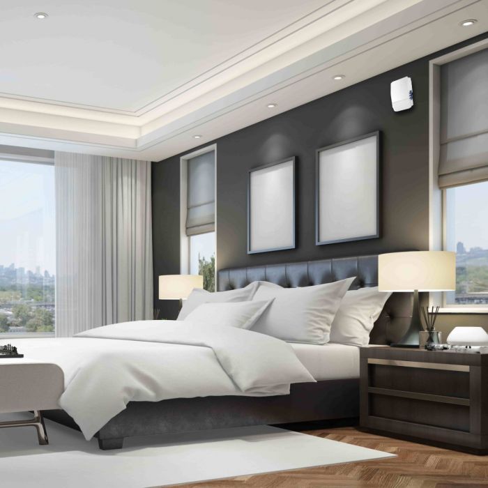 Blauberg VENTO-MAXI-AIR-BRO Vento Maxi-Air Decentralised Single Room Heat Recovery Unit - WiFi - Brown Cowl - westbasedirect.com