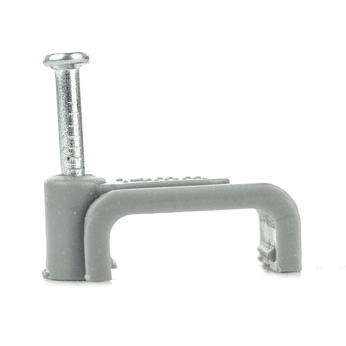 BG CCF6/50 Grey Twin & Earth 6mm Cable Clips - 50 Pack - westbasedirect.com