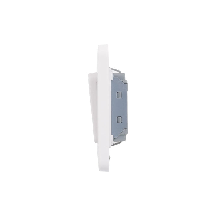 Schneider Electric GGBL1014WS Lisse White Moulded 10AX 1G Intermediate Wide Rocker Switch (Display Packaged) - westbasedirect.com
