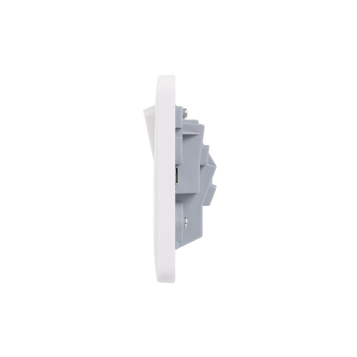 Schneider Electric GGBL3010D Lisse White Moulded 13A DP 1G Switched Socket - westbasedirect.com