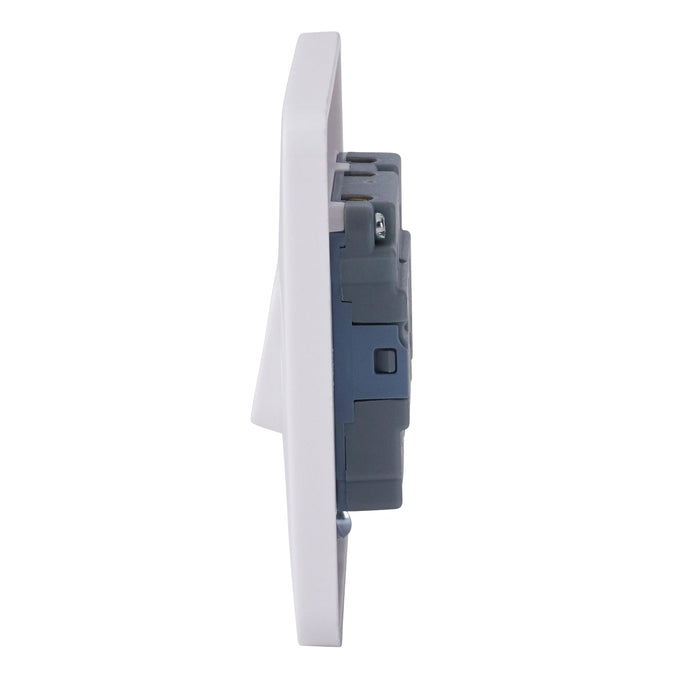 Schneider Electric GGBL1013 Lisse White Moulded 10AX 3 Pole Fan Isolator Switch - westbasedirect.com