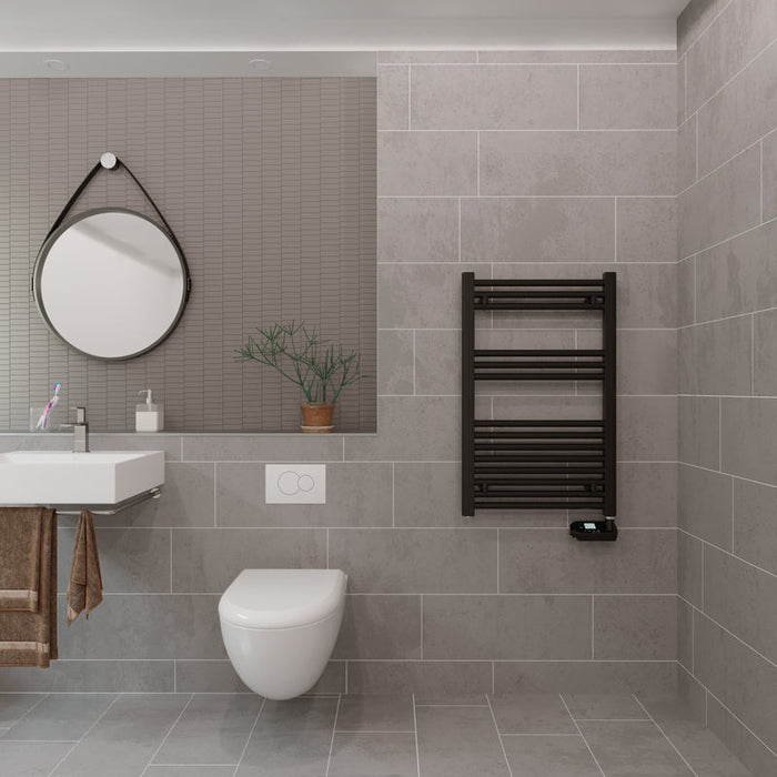 ATC RFTR780BL Pacific RF Smart Heated Towel Radiator Black 300W 0.3kW - westbasedirect.com