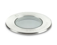 Collingwood GL019DNBL30 GL019 1W IP68 Low Glare Baffle Ground Light, Stainless Steel, 12 Degree Beam Angle, 3000K