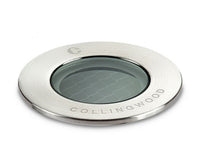 Collingwood GL019LGSNW GL019 1W IP68 Low Profile Low Glare LED Ground Light, Stainless Steel, 12 Degree Beam Angle, 4000K