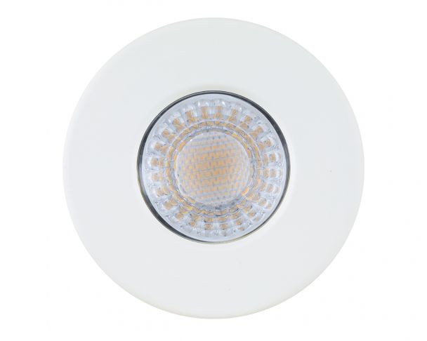 Collingwood DLT551500A H2 Lite CSP 4.2W-6W IP65 Fire-Rated Fixed CCT LED Dimmable Downlight with Matt White Bezel - westbasedirect.com