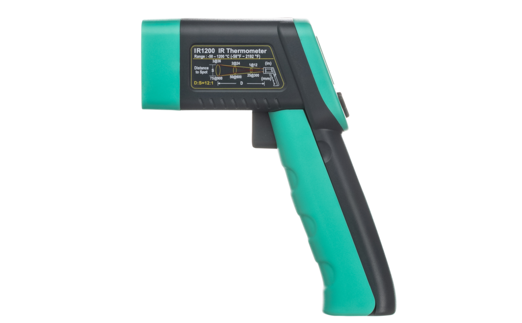 Kewtech IR1200 Digital IR Thermometer 50 - 1200 degree C - westbasedirect.com