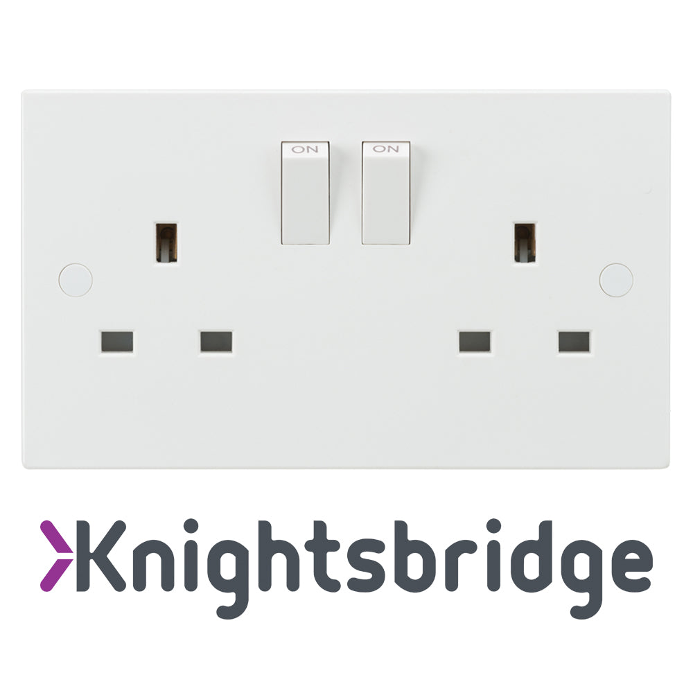 Knightsbridge White Moulded Square Edge