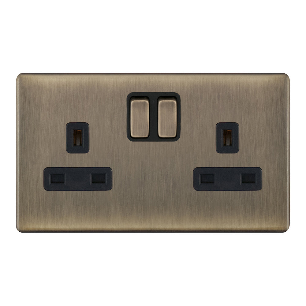 Selectric 5M-PLUS Screwless Antique Brass