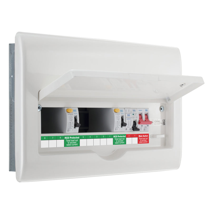BG Fortress Recessed Consumer Units
