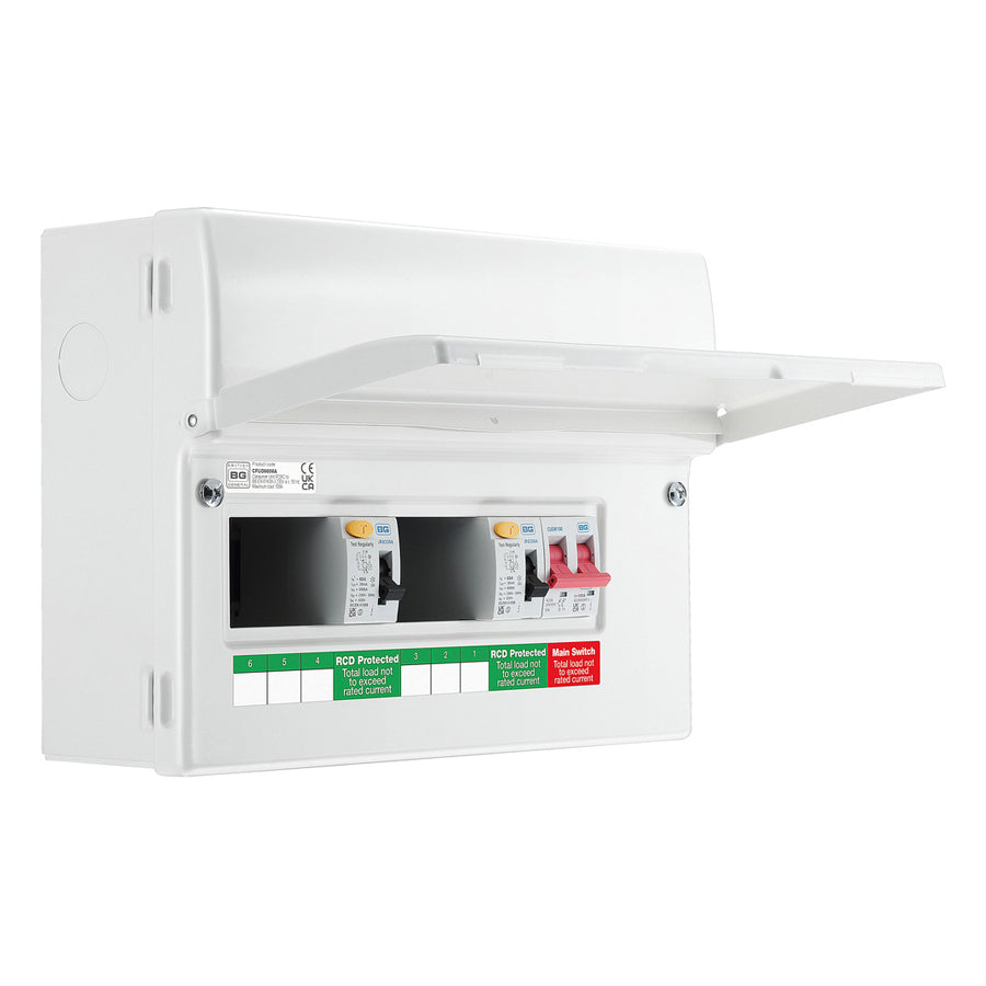 BG Fortress Dual RCD Consumer Units