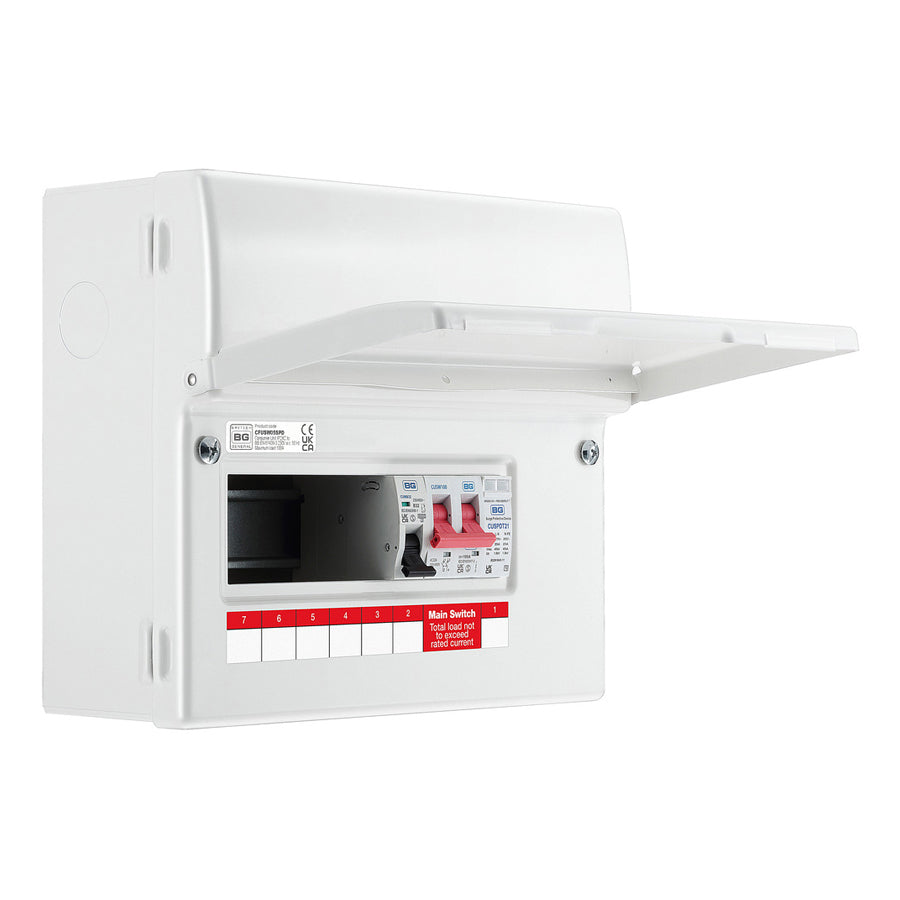 BG Fortress Main Switch Consumer Units with SPD