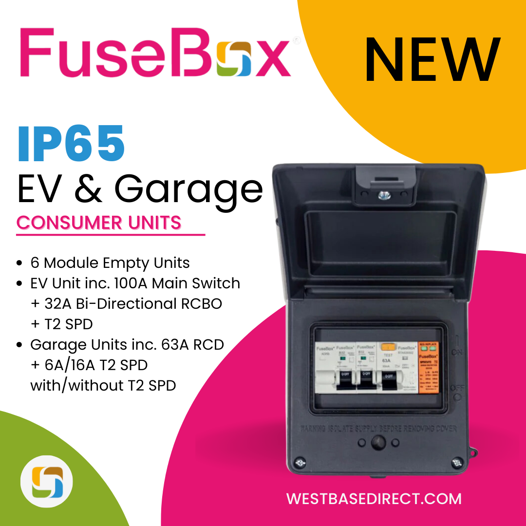 FuseBox IP65 EV & Garage Consumer Units — B2Belectrical.com
