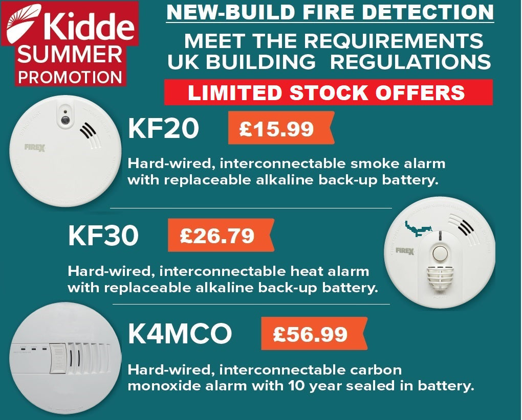 Kidde Mains Powered Smoke, Heat & CO Detection — B2Belectrical.com