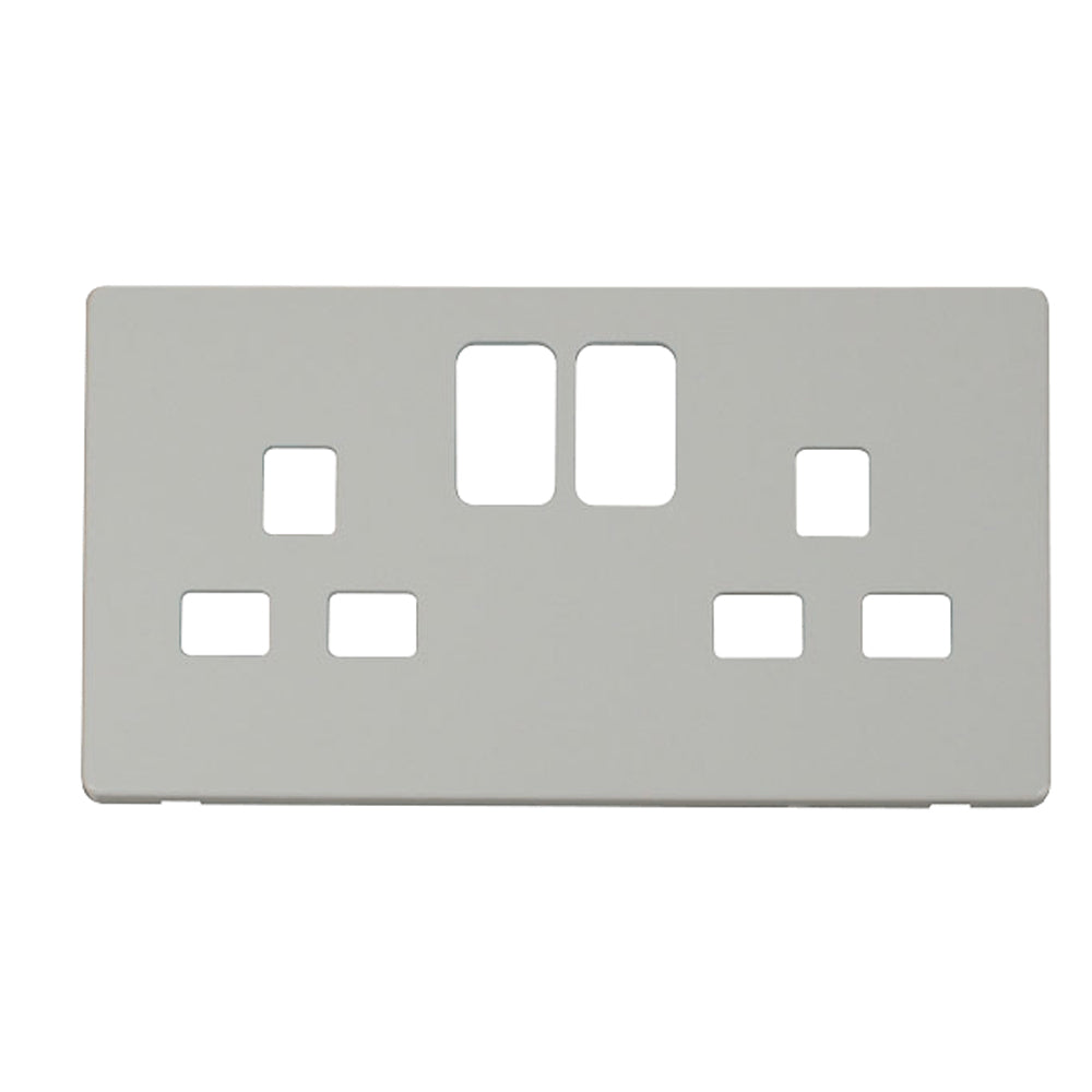 Click Definity Polar White Cover Plates