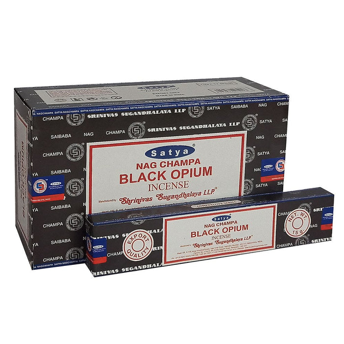 Satya Black Opium 15g | Full Box (12x12) - westbasedirect.com