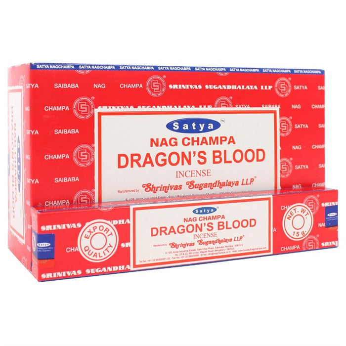 Satya Dragons Blood 15g | Full Box (12x12) - westbasedirect.com