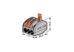 Wago 222-413 4mm² 3-Way Compact Splicing Connector - Gray - westbasedirect.com