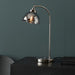 Endon 100043 Caspa 1lt Table Bright nickel plate & mirrored glass 7W LED E14 (Required) - westbasedirect.com